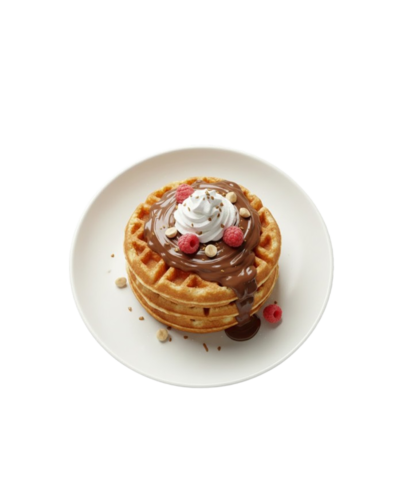 Nutella Filled Waffles