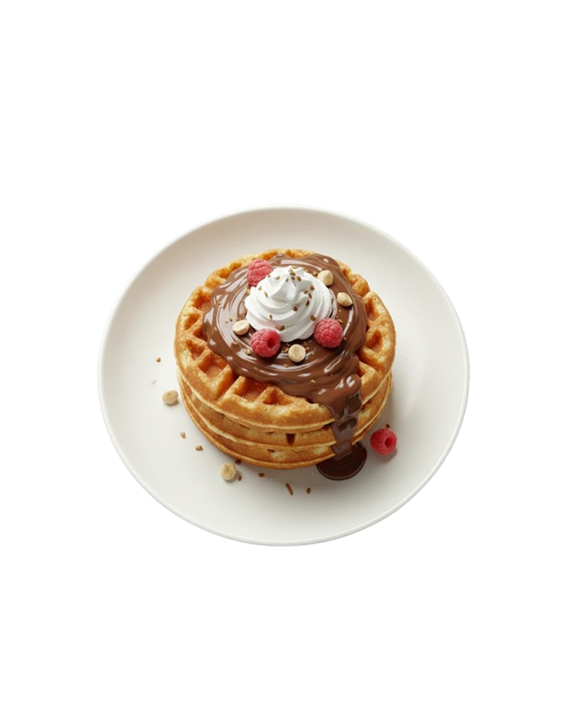 Nutella Filled Waffles